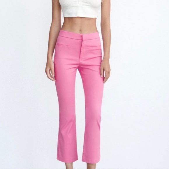 NWT Zara Mini Flare Trousers - Picture 1 of 5
